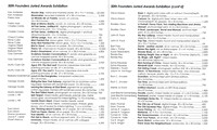 Participants In The "50th Founders Juried Awards Exhibition"