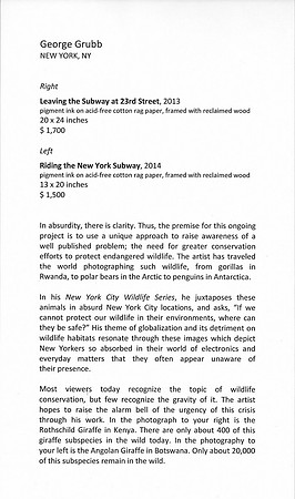 Placard From The "50th Founders Juried Awards Exhibition"